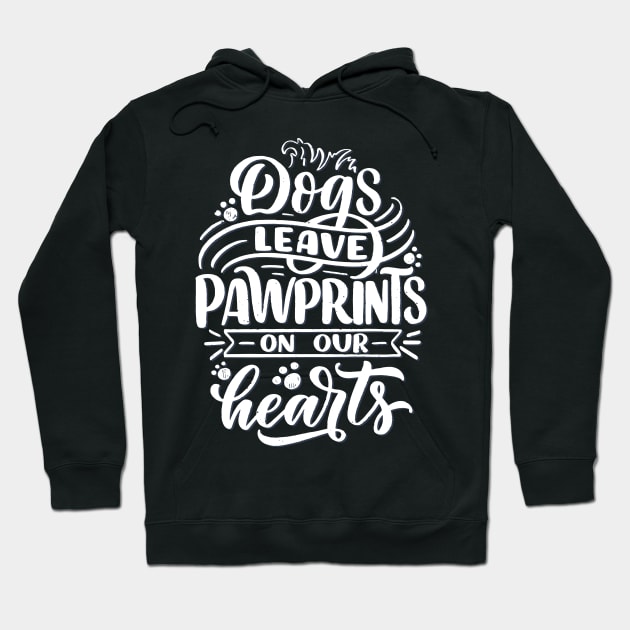 Dog Lovers Quotes Gift 002 White Hoodie by AST